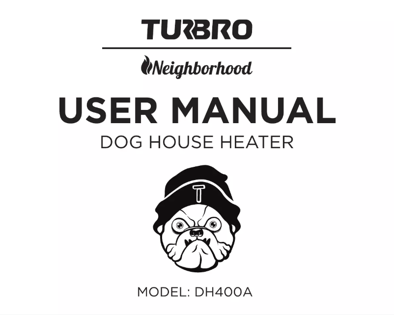 Page 1 de la notice Manuel utilisateur TURBRO Neighborhood DH400A