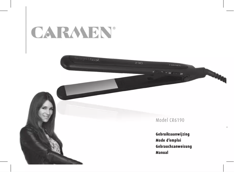 Page 1 de la notice Manuel utilisateur Carmen CR5190
