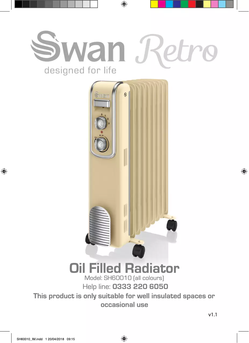 Image de la première page du manuel de l'appareil SH60010BN