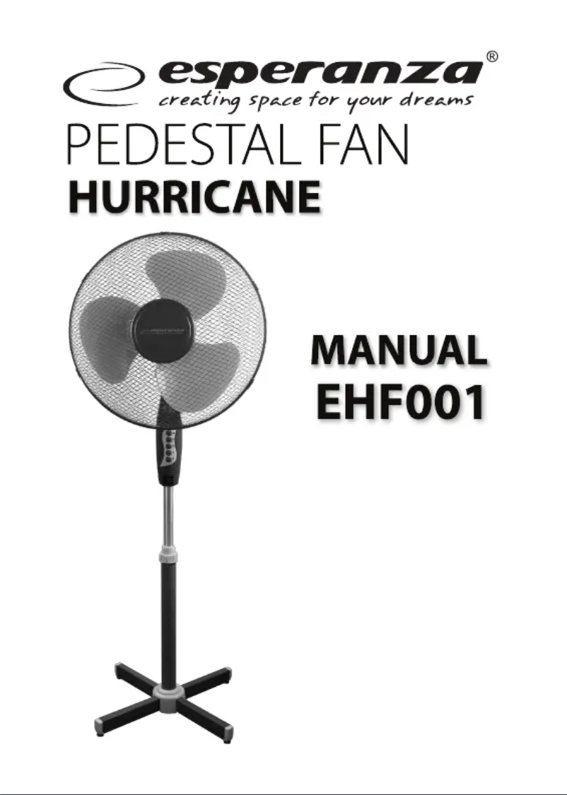 Page n°1 - Manuel utilisateur Esperanza Hurricane EHF001