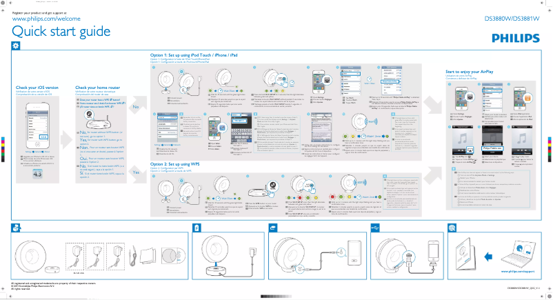 Image de la première page du manuel de l'appareil Fidelio DS3880W