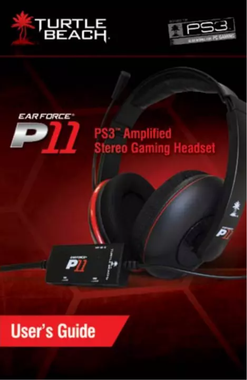 Page 1 de la notice Manuel utilisateur Turtle Beach ZBX0HW68221