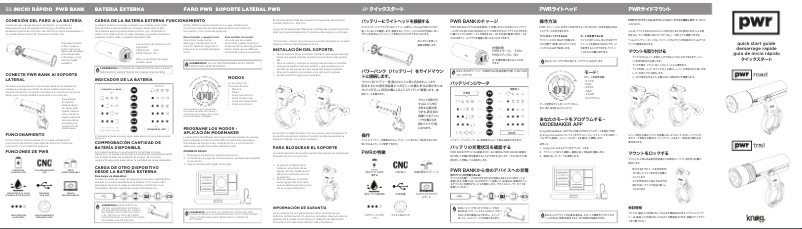 Page n°1 - Manuel utilisateur Knog PWR Trail
