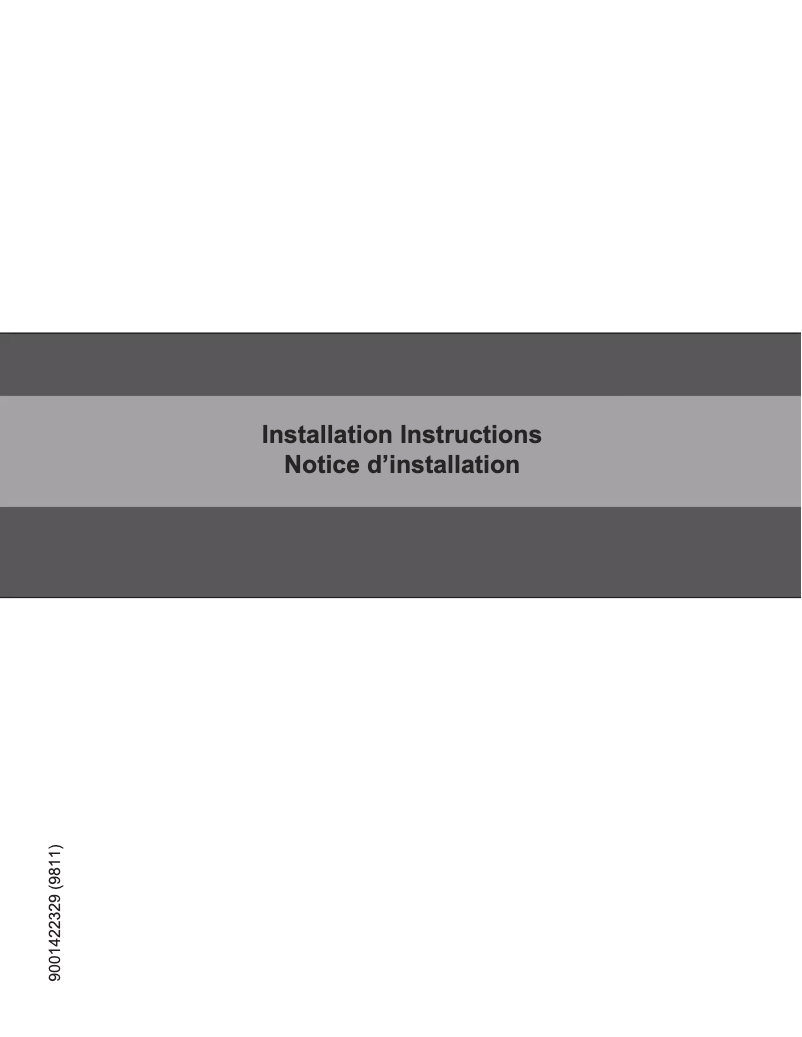 Page 1 de la notice Guide d'installation Gaggenau DF481763F
