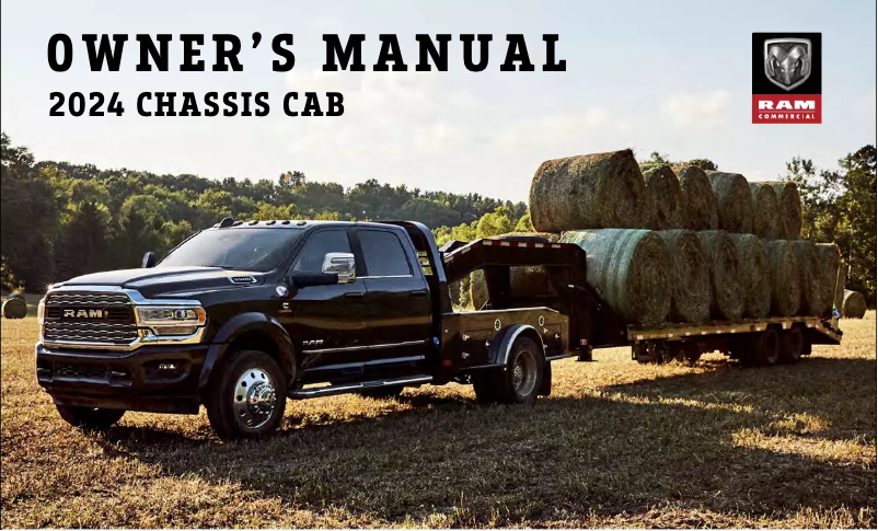 Image de la première page du manuel de l'appareil Chassis Cab (2024)