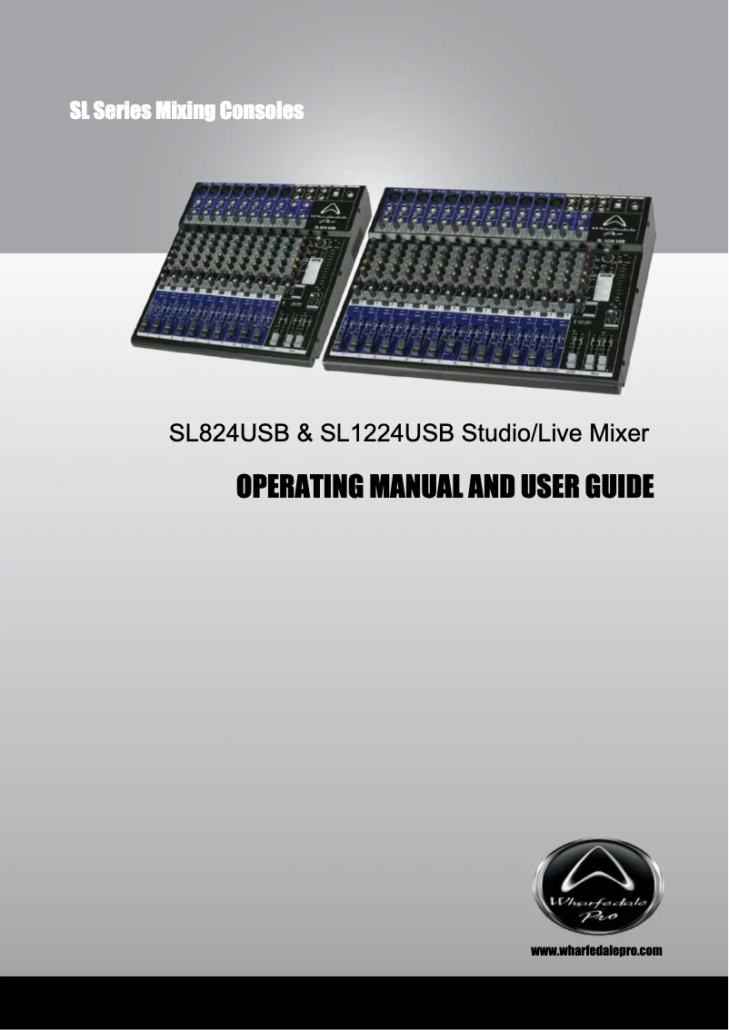 Image de la première page du manuel de l'appareil SL 1224 USB