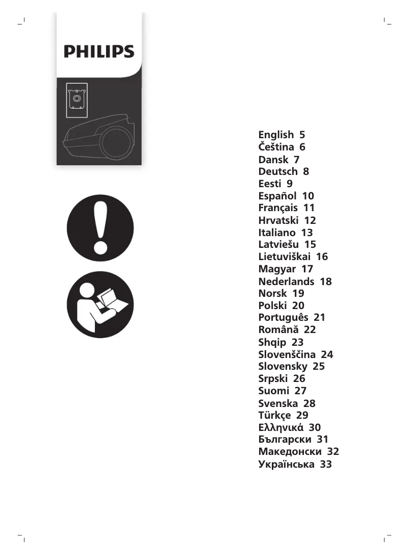 Page 1 de la notice Manuel utilisateur Philips XD5122