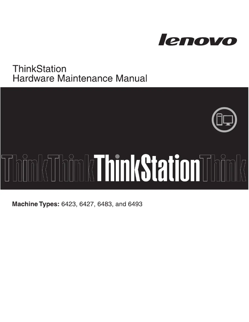 Page n°1 - Manuel utilisateur Lenovo ThinkStation 6493