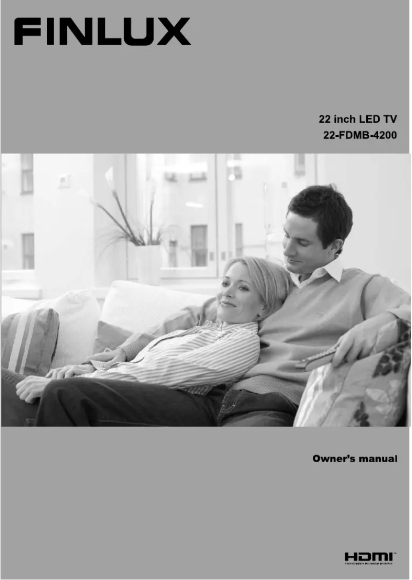 Page 1 de la notice Manuel utilisateur Finlux 22-FDMB-4200