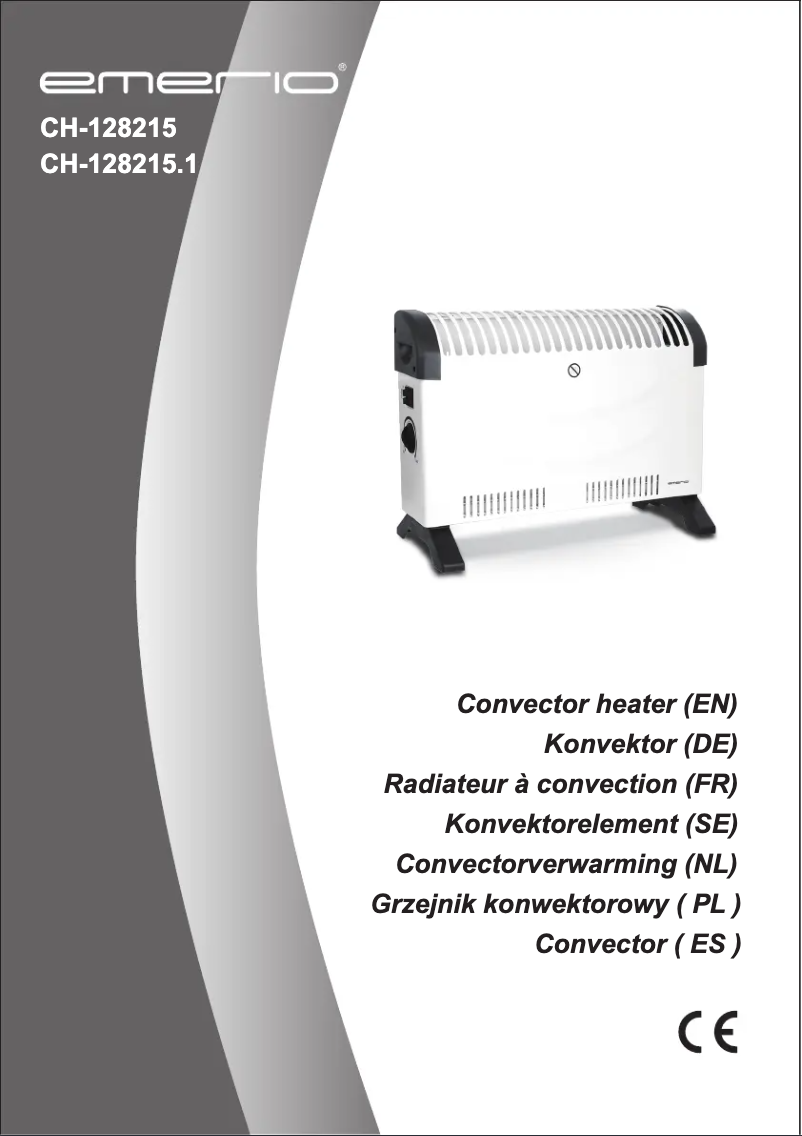 Page n°1 - Manuel utilisateur Emerio CH-128215