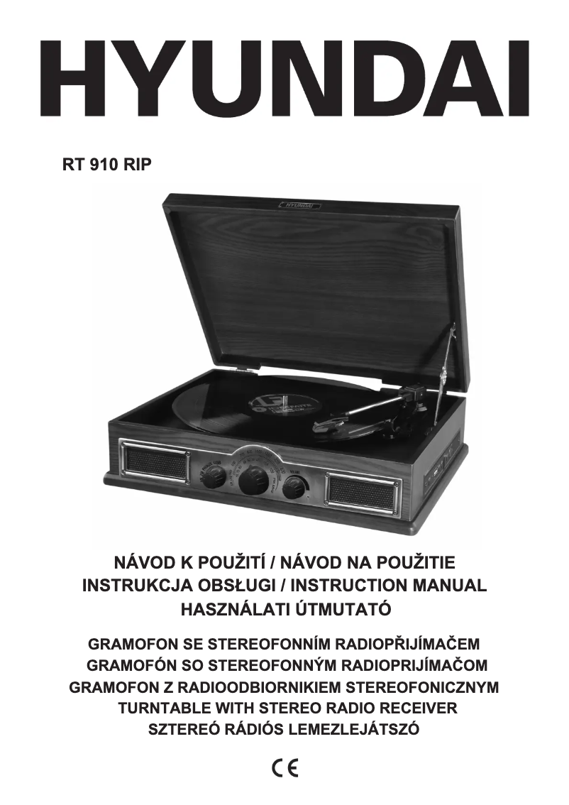 Image de la première page du manuel de l'appareil RT 910 RIP