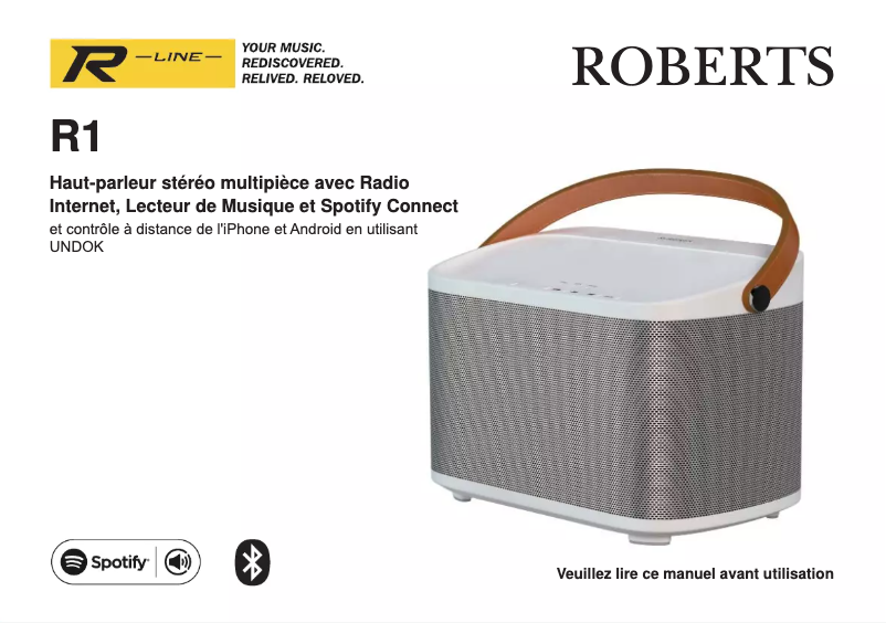 Image de la première page du manuel de l'appareil R1