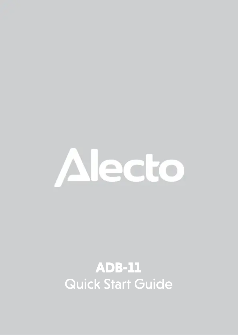 First page image of the manual for ADB-11WT