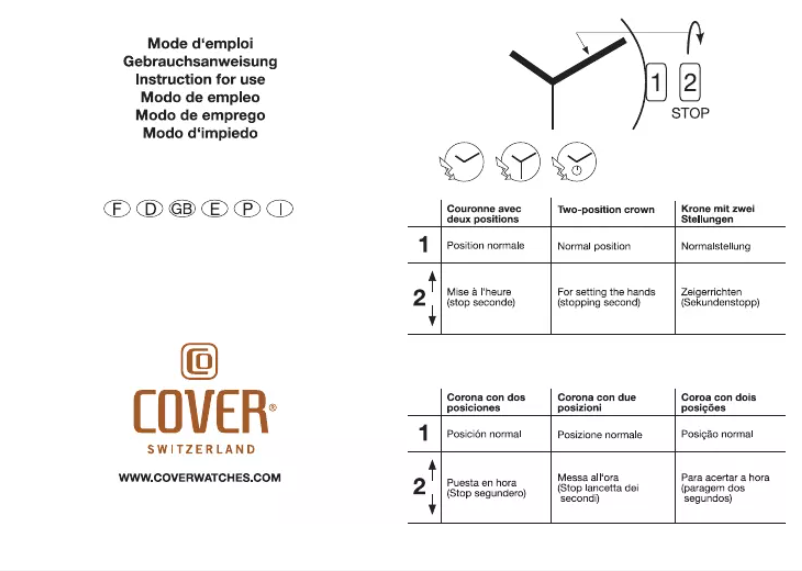 Image de la première page du manuel de l'appareil Co199.02