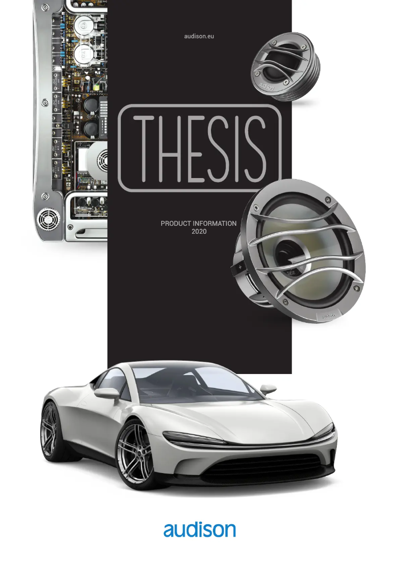 Image de la première page du manuel de l'appareil Thesis HV Venti