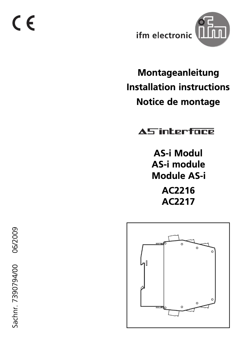 Image de la première page du manuel de l'appareil AC2217
