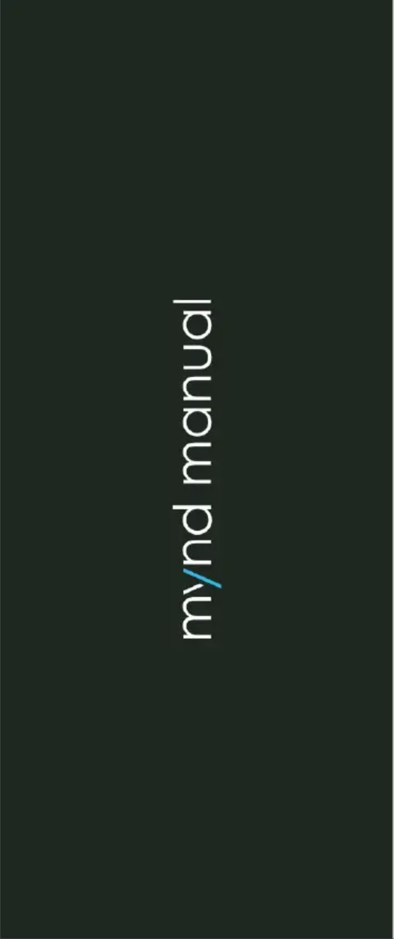 Image de la première page du manuel de l'appareil Mynd