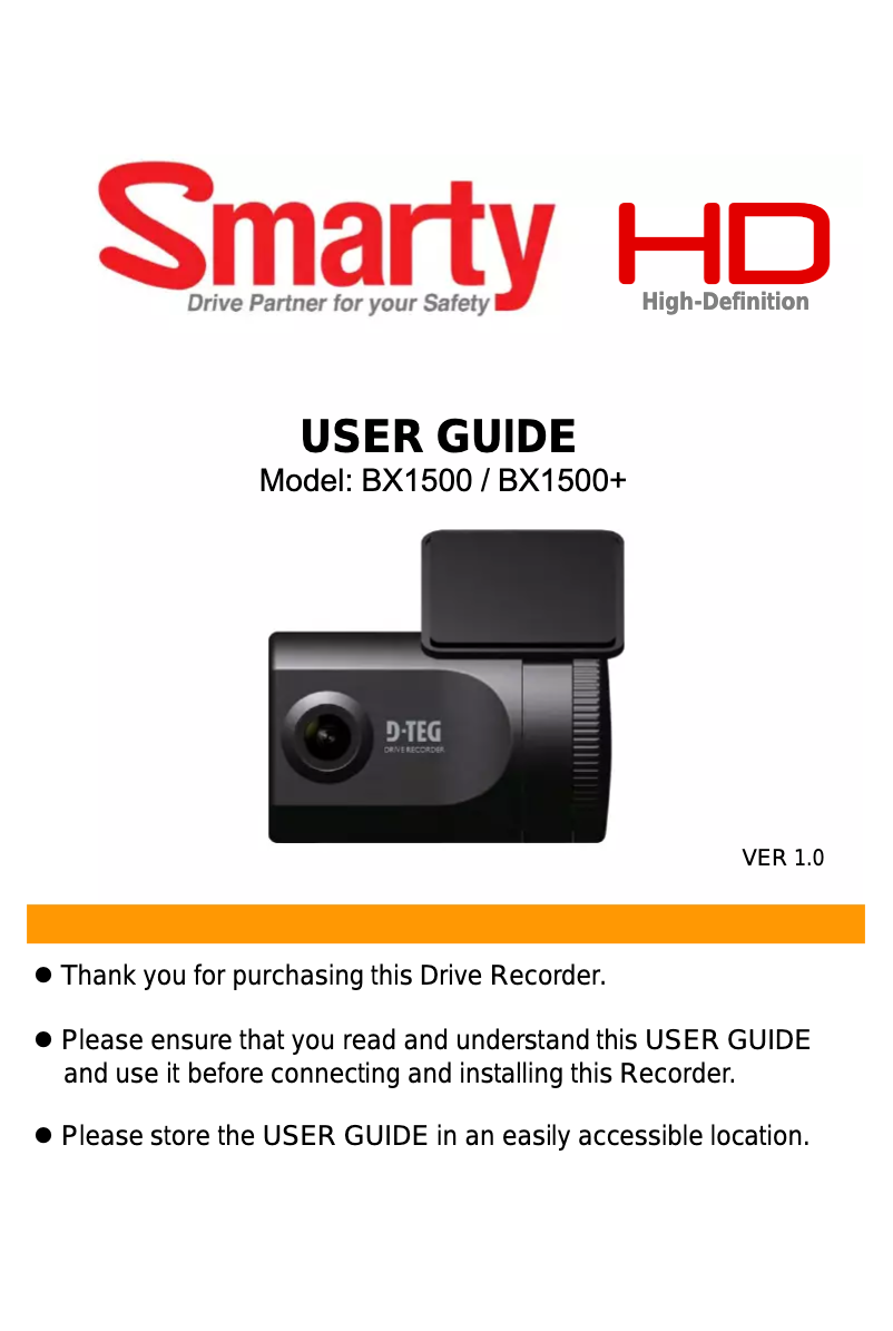 Página 1 del manual Manual de usuario D-Teg Smarty BX1500