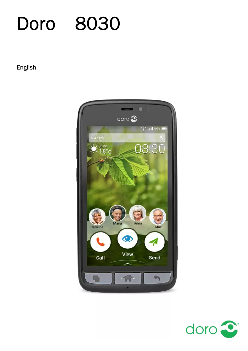 Page 1 de la notice Manuel utilisateur Doro 8030