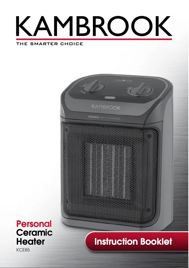 Page 1 de la notice Manuel utilisateur Kambrook KCE85