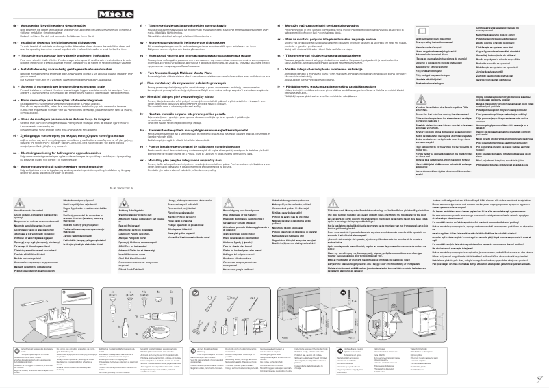 Page n°1 - Manuel utilisateur Miele G 4268 SCVi XXL Active