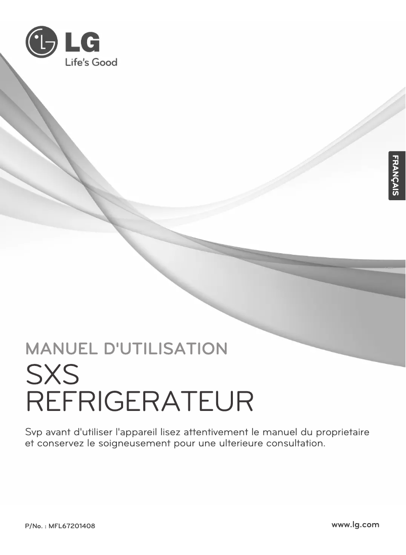 Page 1 de la notice Manuel utilisateur LG GS9566MNAV