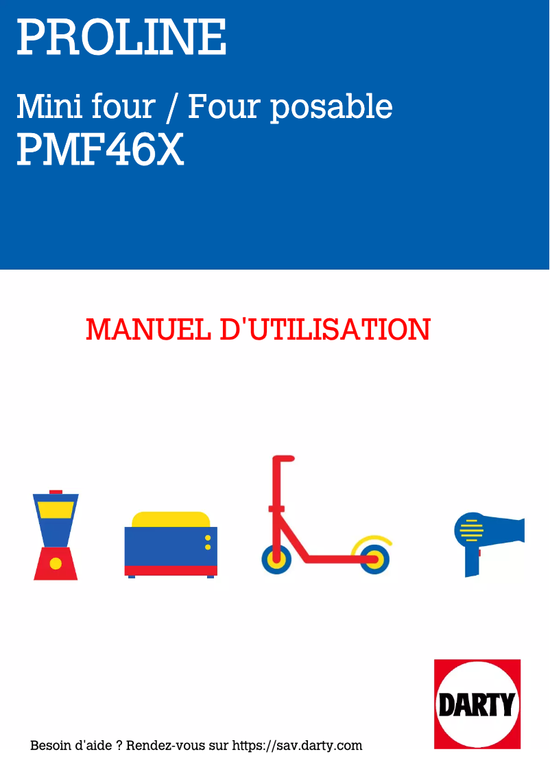 Page n°1 - Manuel utilisateur Proline PMF46X