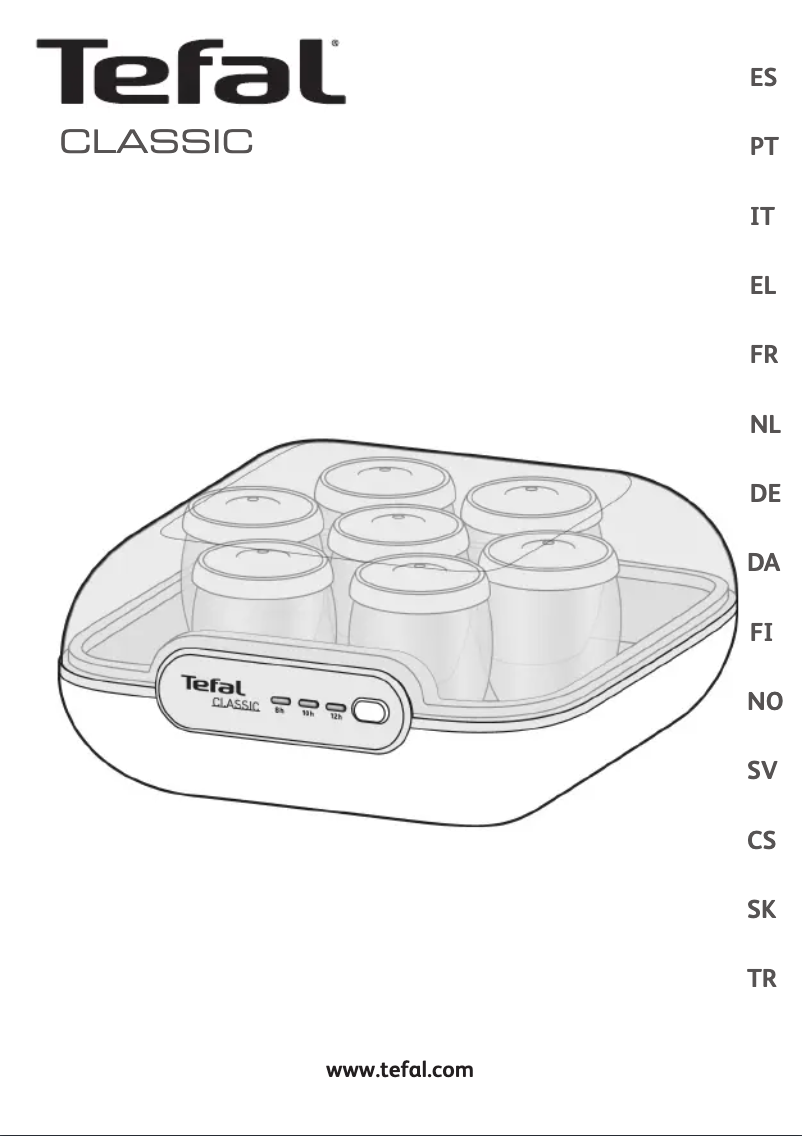 Page 1 de la notice Manuel utilisateur Tefal Classic YG1001