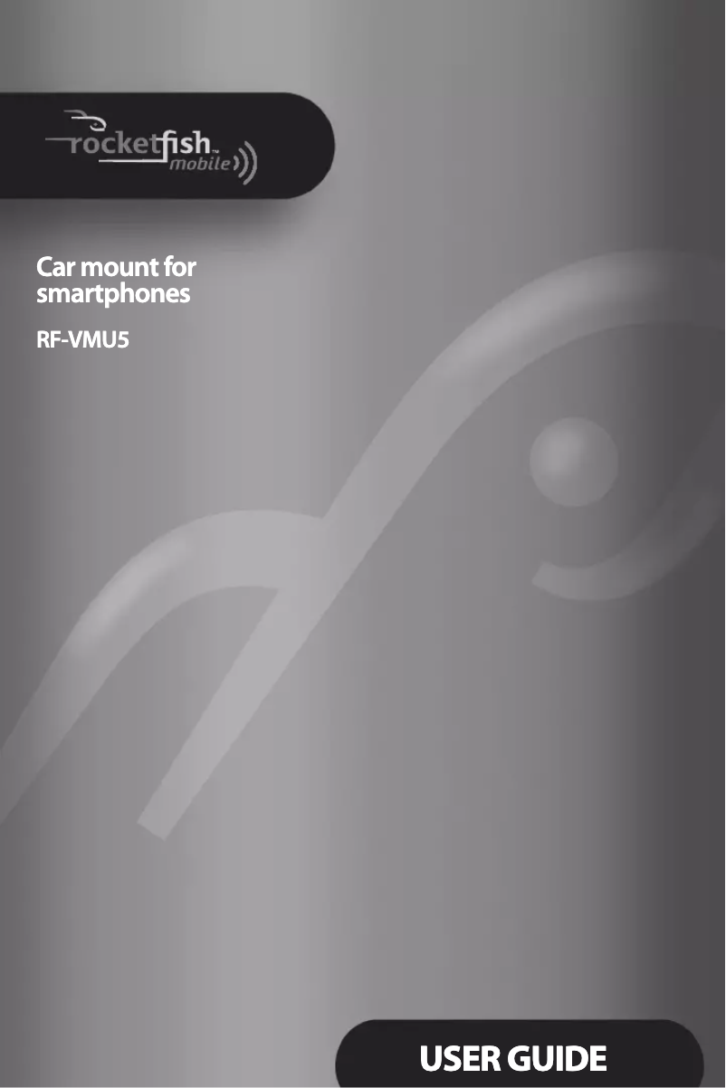 Image de la première page du manuel de l'appareil RF-VMU5