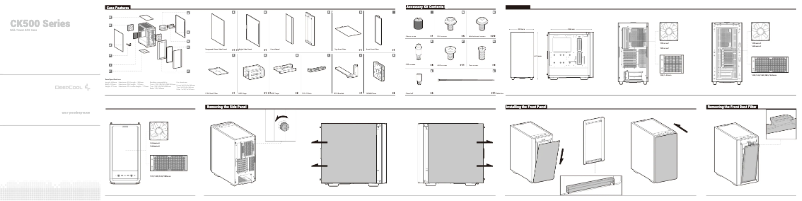 Page 1 de la notice Manuel utilisateur DeepCool CK500