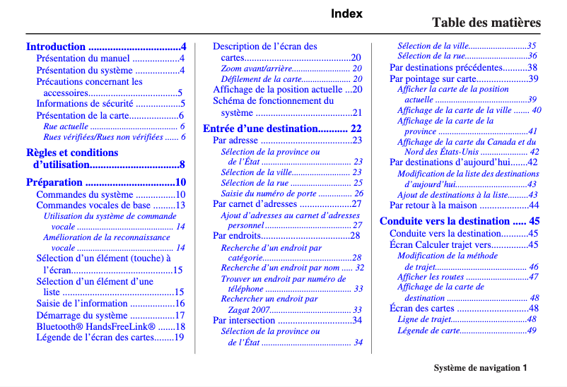 Página 1 del manual Manual de usuario Honda Pilot (2010)