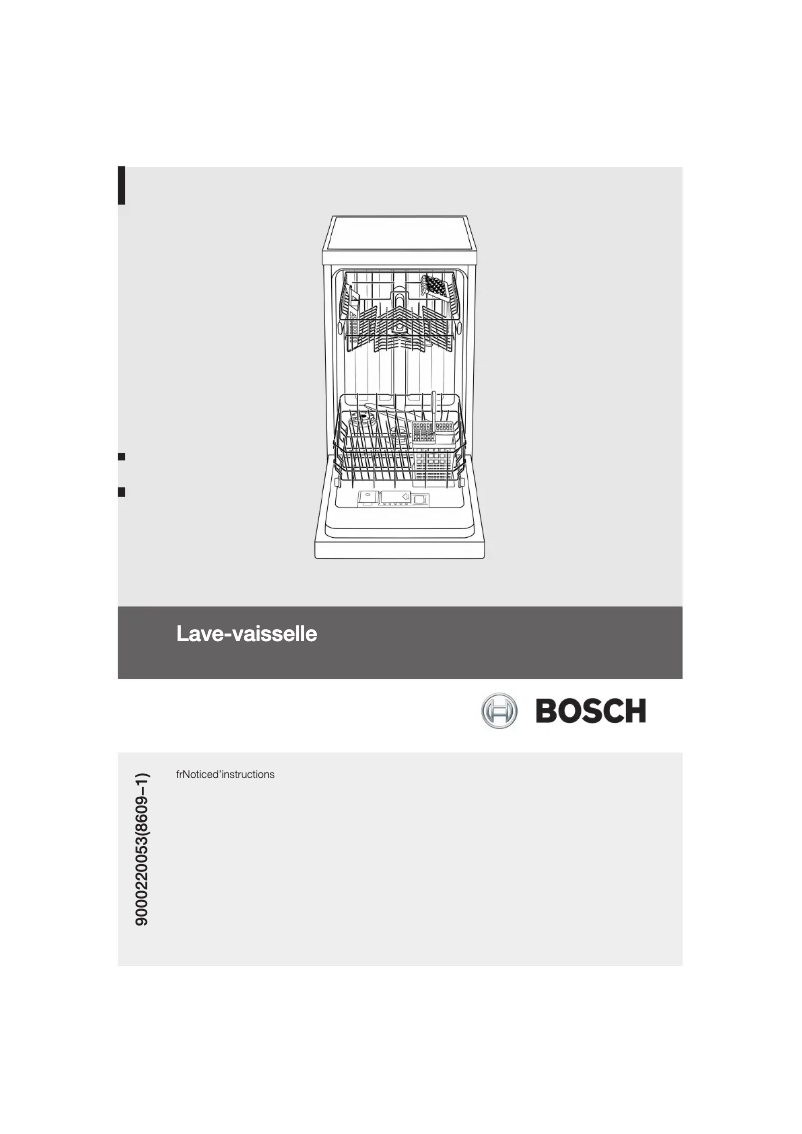 Page 1 de la notice Manuel utilisateur Bosch SRV 43M13 EU