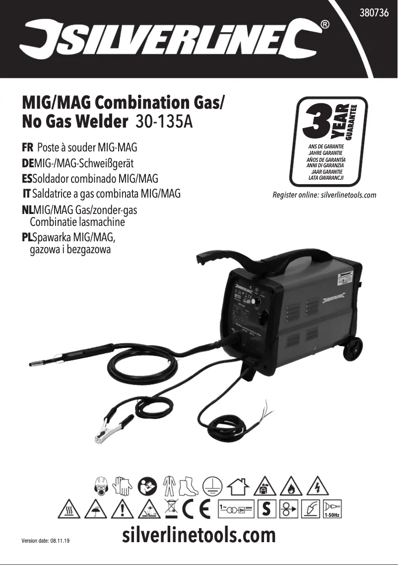 Page n°1 - Manuel utilisateur Silverline 380736