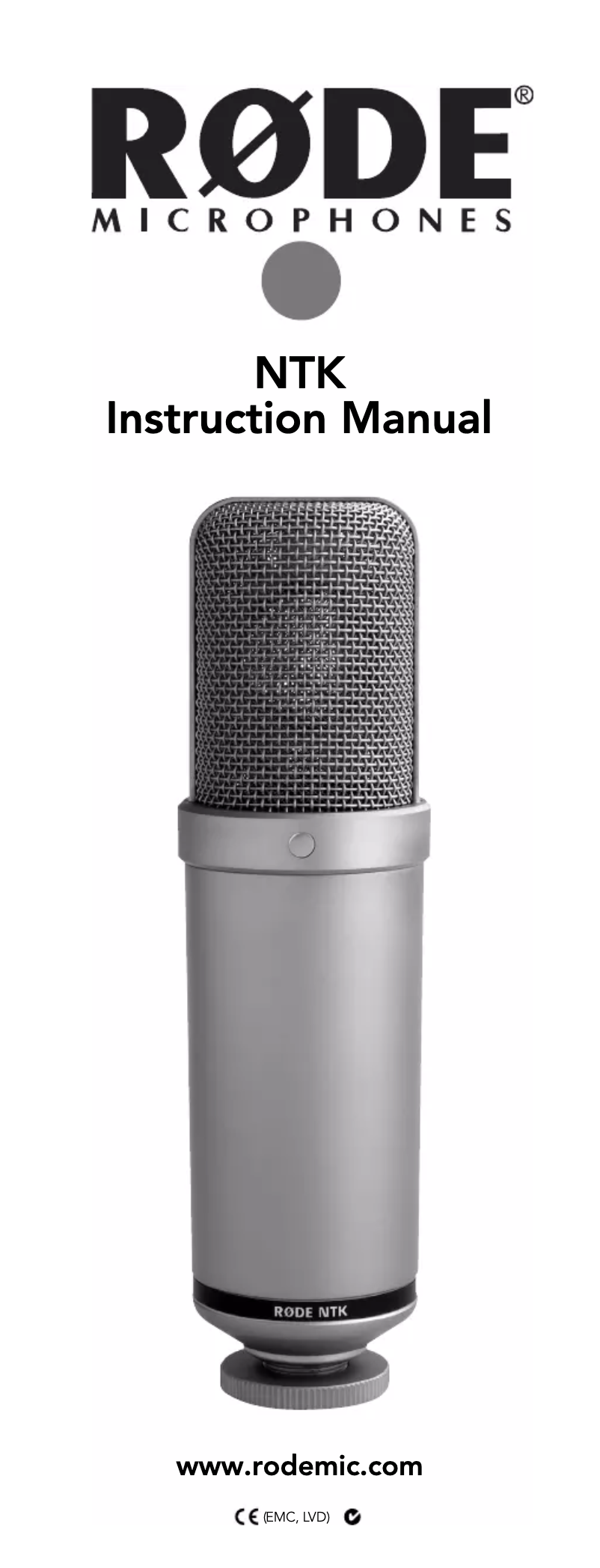 Image de la première page du manuel de l'appareil NTK