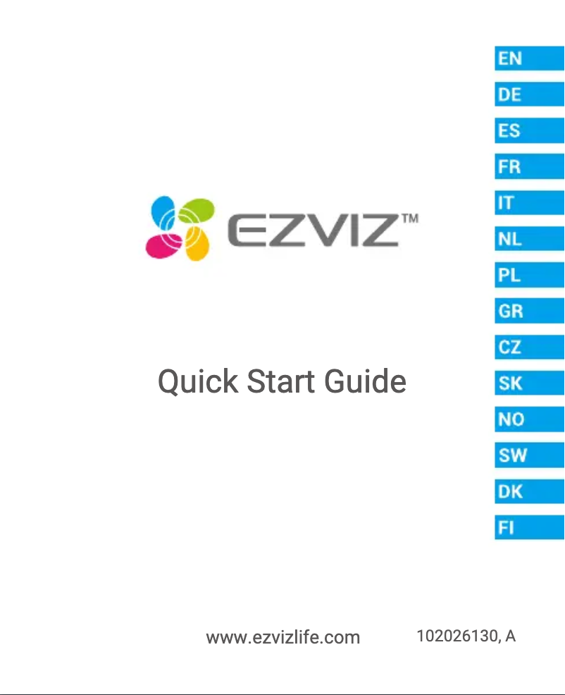 Page n°1 - Manuel utilisateur EZVIZ DP1C