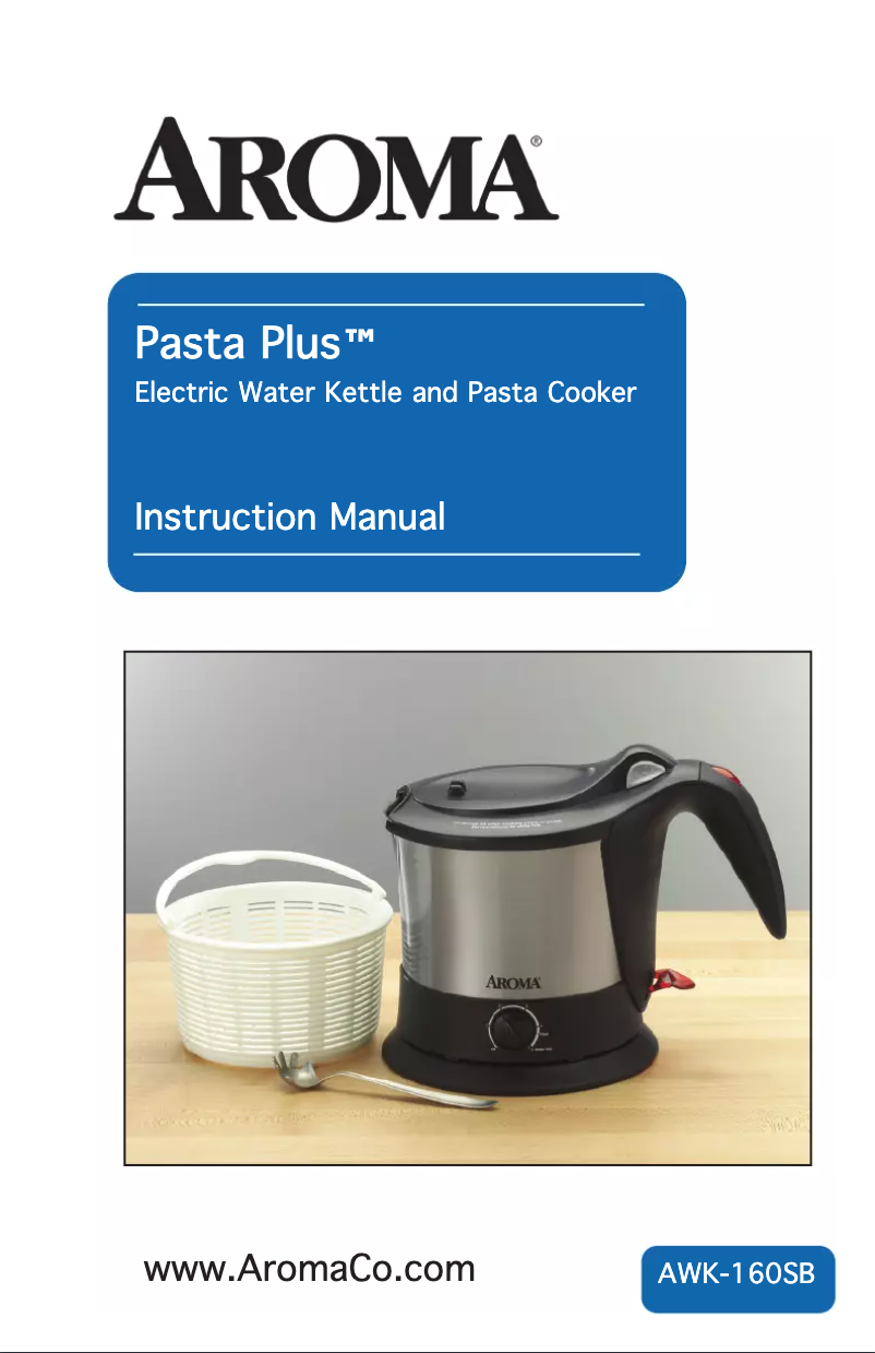Image de la première page du manuel de l'appareil Pasta Plus