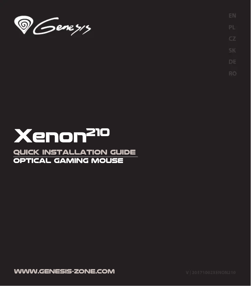 Página 1 del manual Manual de usuario Genesis Xenon 210