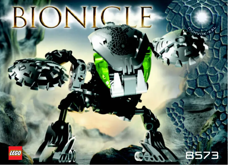 Image de la première page du manuel de l'appareil Bionicle 8573