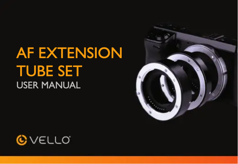Page n°1 - Manuel utilisateur Vello EXT-CD