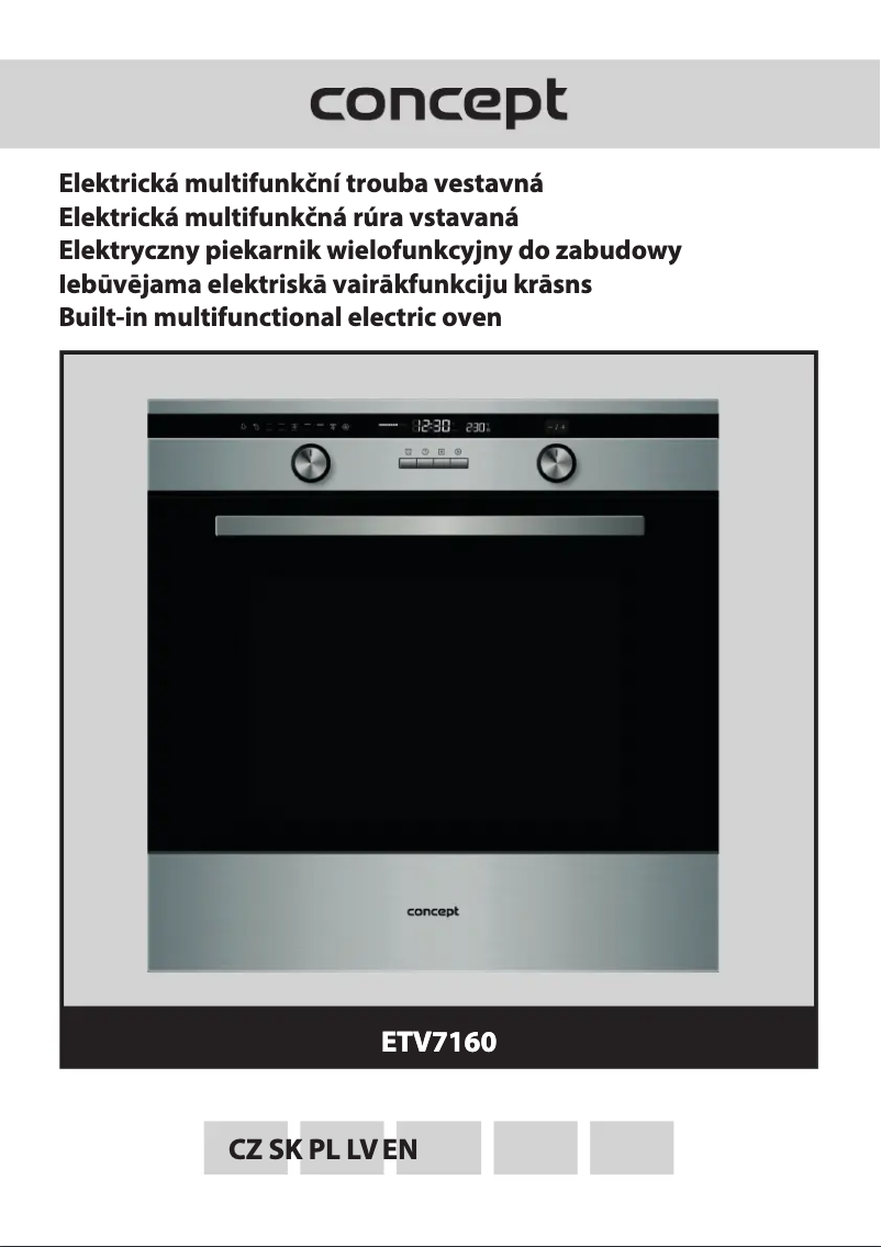 Página 1 del manual Manual de usuario Concept ETV7160