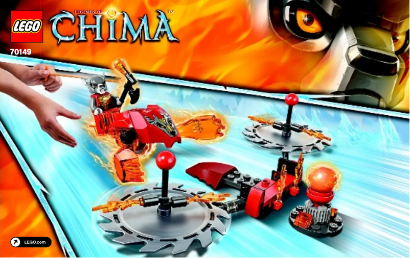 Page 1 of the manual User Manual Lego Chima 70149