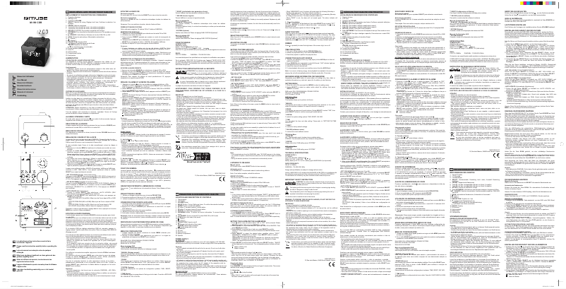 Page 1 de la notice Manuel utilisateur Muse M-189 CDB
