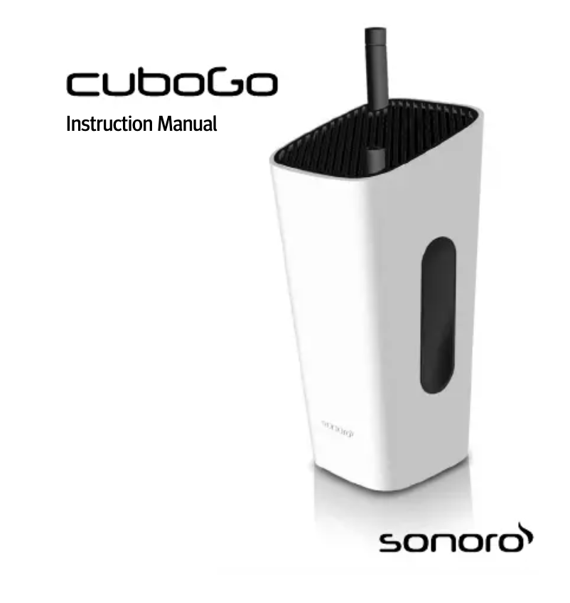 Page n°1 - Manuel utilisateur Sonoro AU-5000WH WH