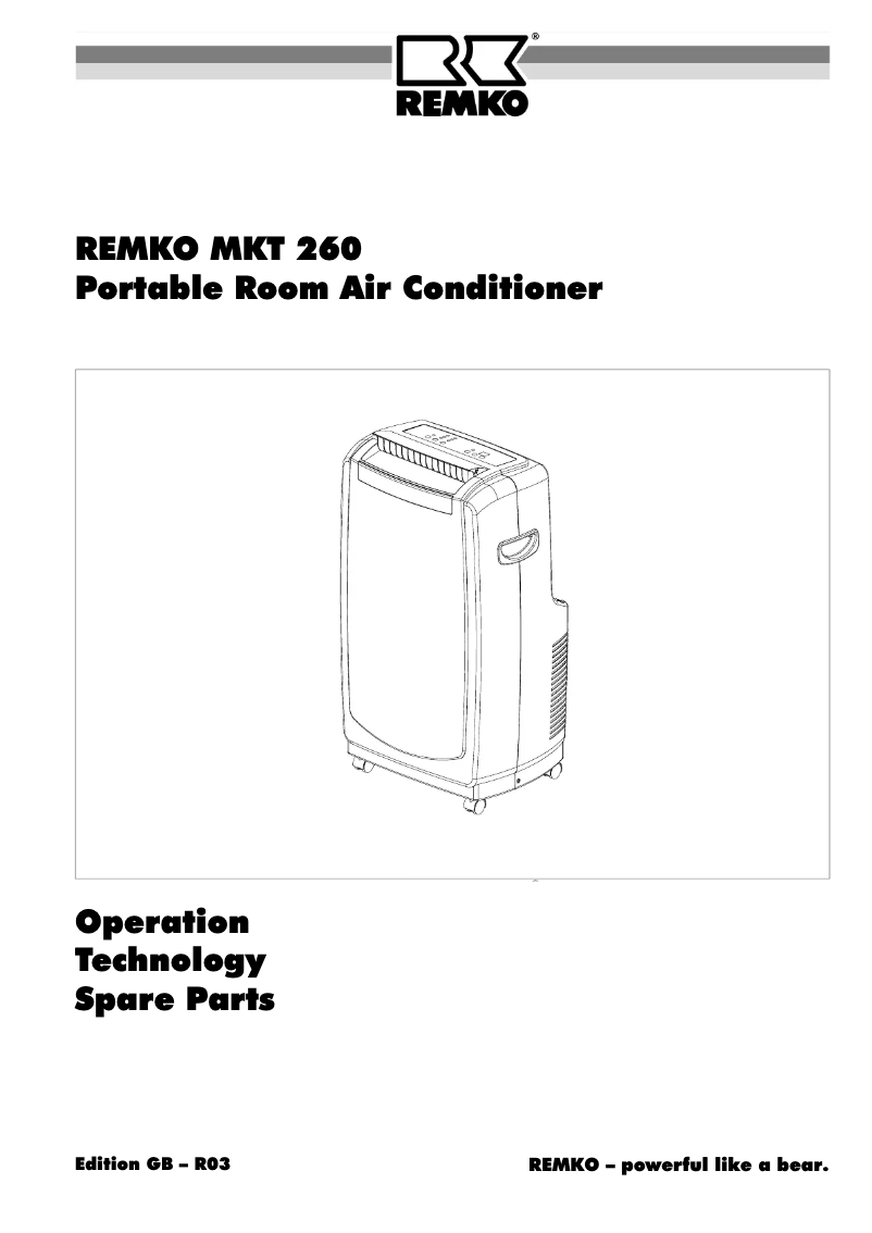 Página 1 del manual Manual de usuario Remko MKT260