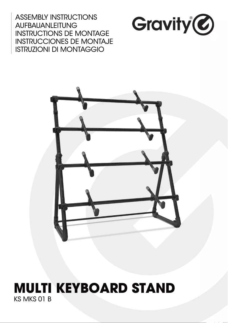 Page 1 de la notice Manuel utilisateur Gravity KS MKS 01 B