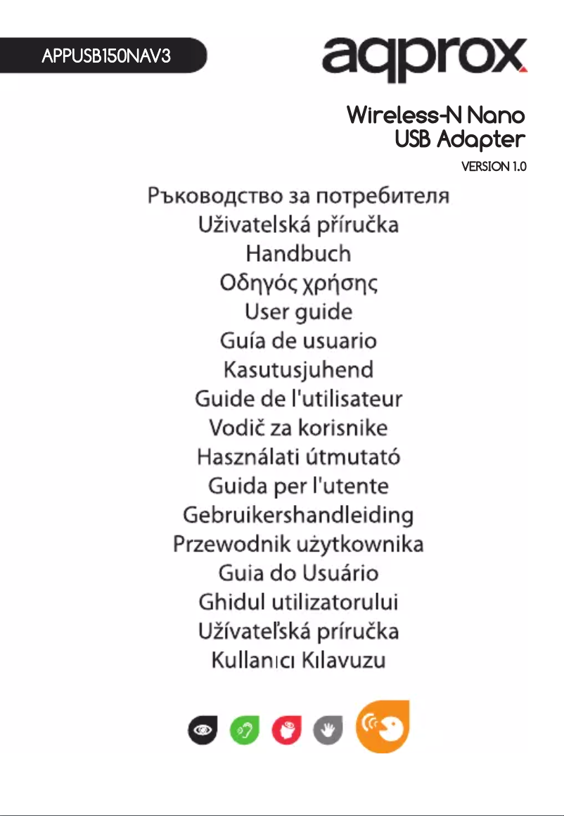 Page n°1 - Manuel utilisateur Approx Wireless-N Nano USB Adapter