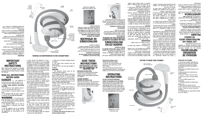 Page 1 de la notice Manuel utilisateur Conair GS33