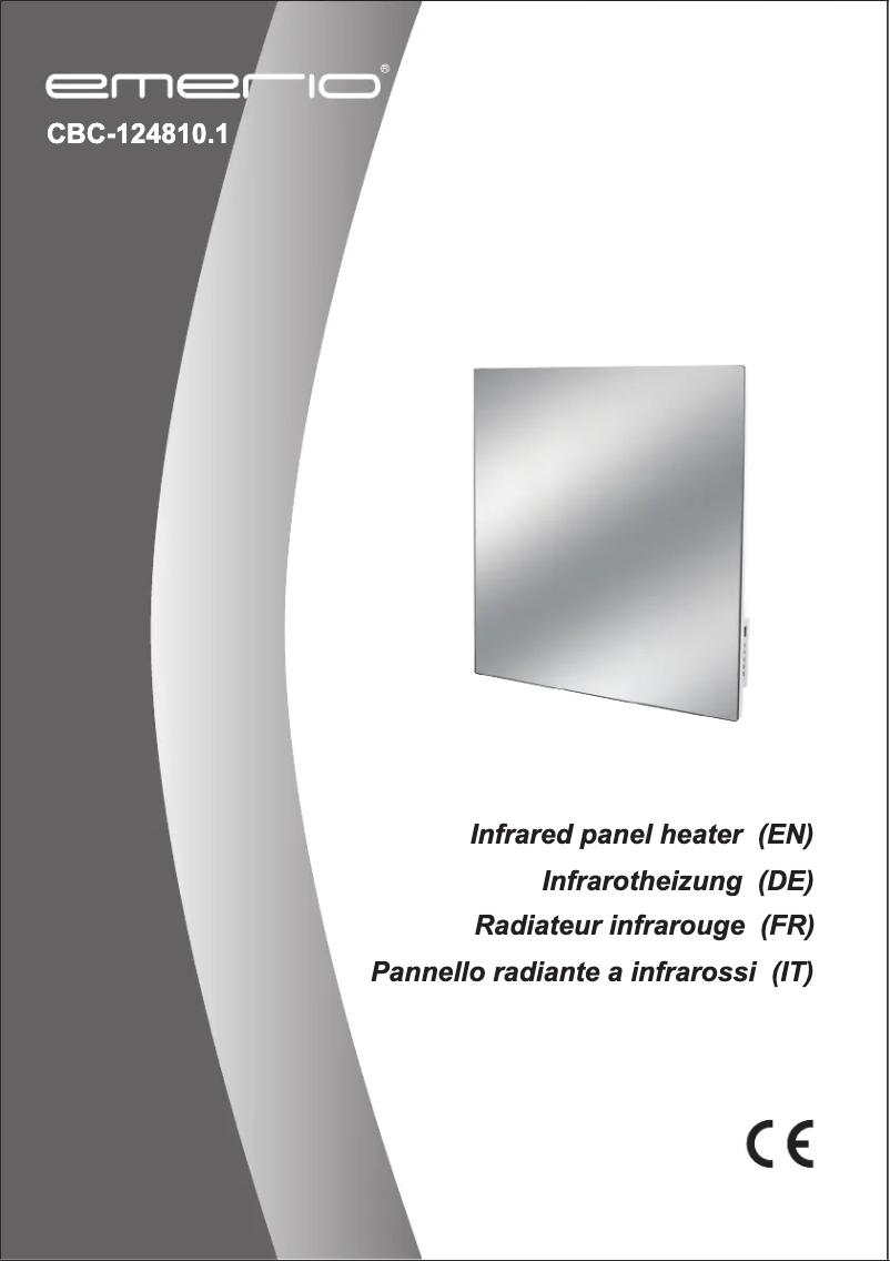 Image de la première page du manuel de l'appareil CBC-124810.1