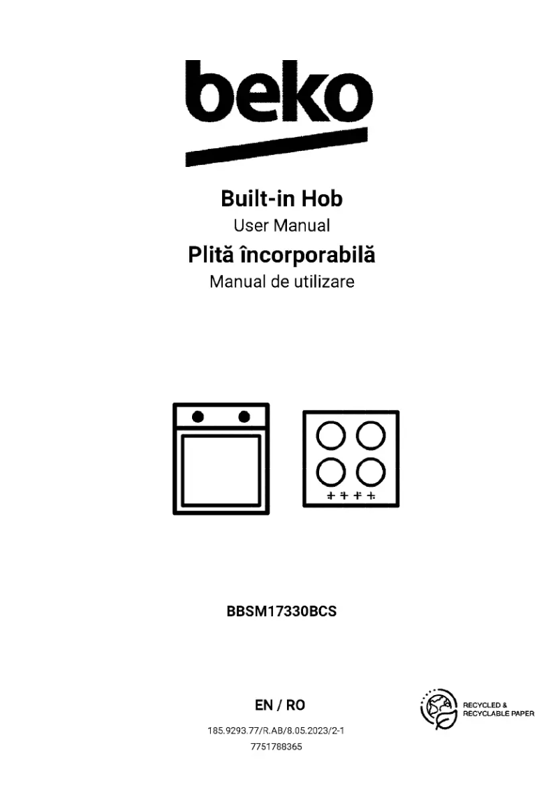 Página 1 del manual Manual de usuario Beko BBSM17330BCS