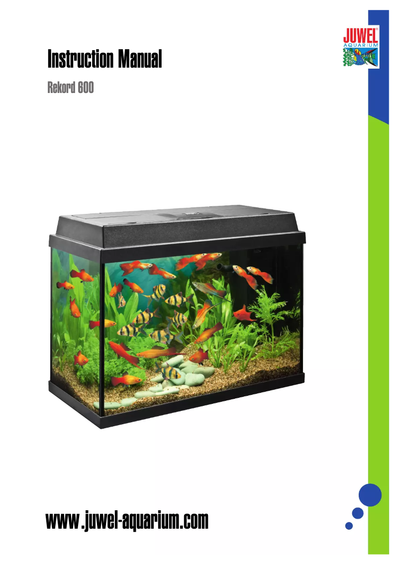 Page n°1 - Manuel utilisateur Juwel Rekord 600